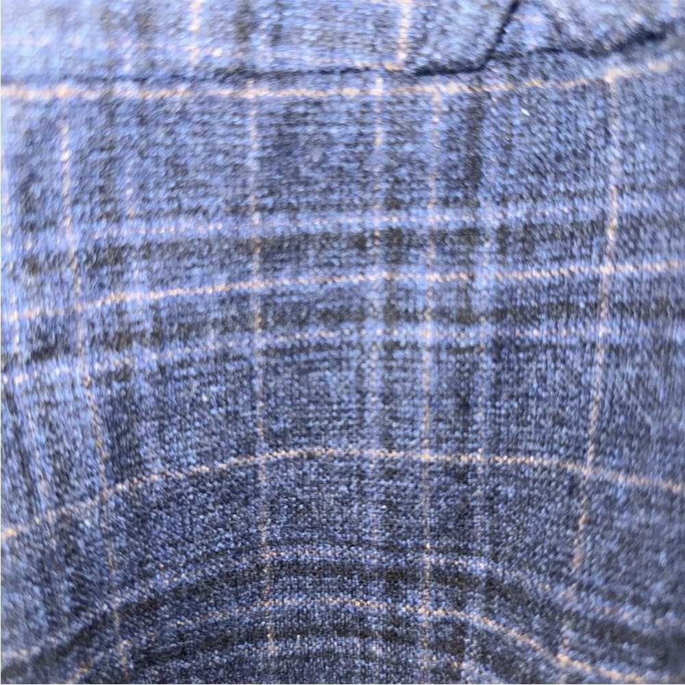 🛍️ J.McLaughlin Women Navy Check Pencil Skirt sz4 Glen Plaid 100% Wool Lined - Picture 6 of 12